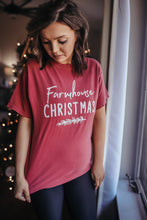 Load image into Gallery viewer, Farmhouse Christmas Oversized Tee
