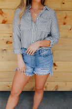 Load image into Gallery viewer, Collins Striped Button Up Shirt
