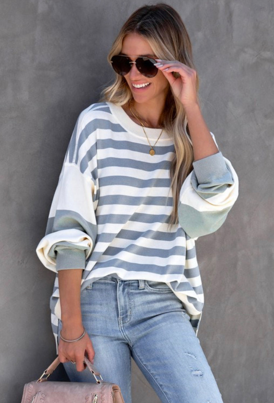 Kaylee Striped Pullover